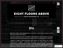 Tablet Screenshot of eightfloorsabove.com